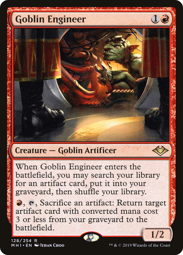 Image of Goblin Engineer (MH1-128) - Modern Horizons Foil