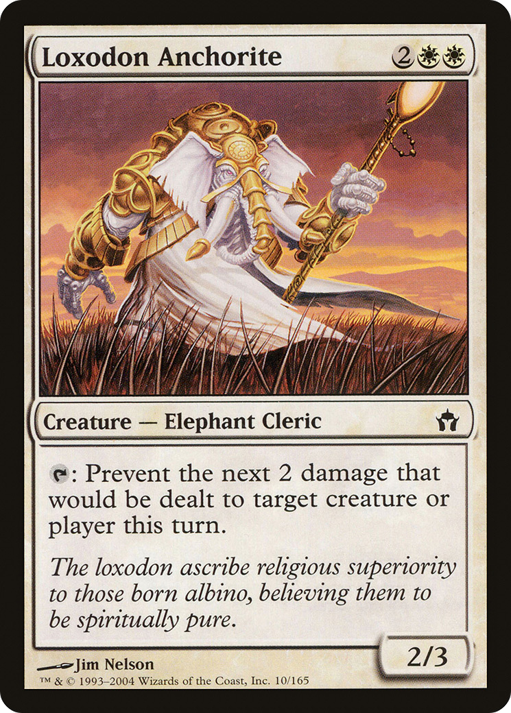 Image of Loxodon Anchorite (5DN-010) - Fifth Dawn Foil