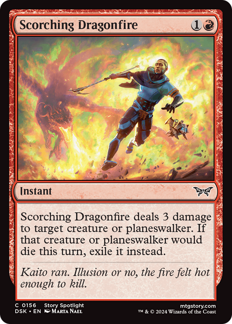 Image of Scorching Dragonfire (DSK-156) - Duskmourn: House of Horror
