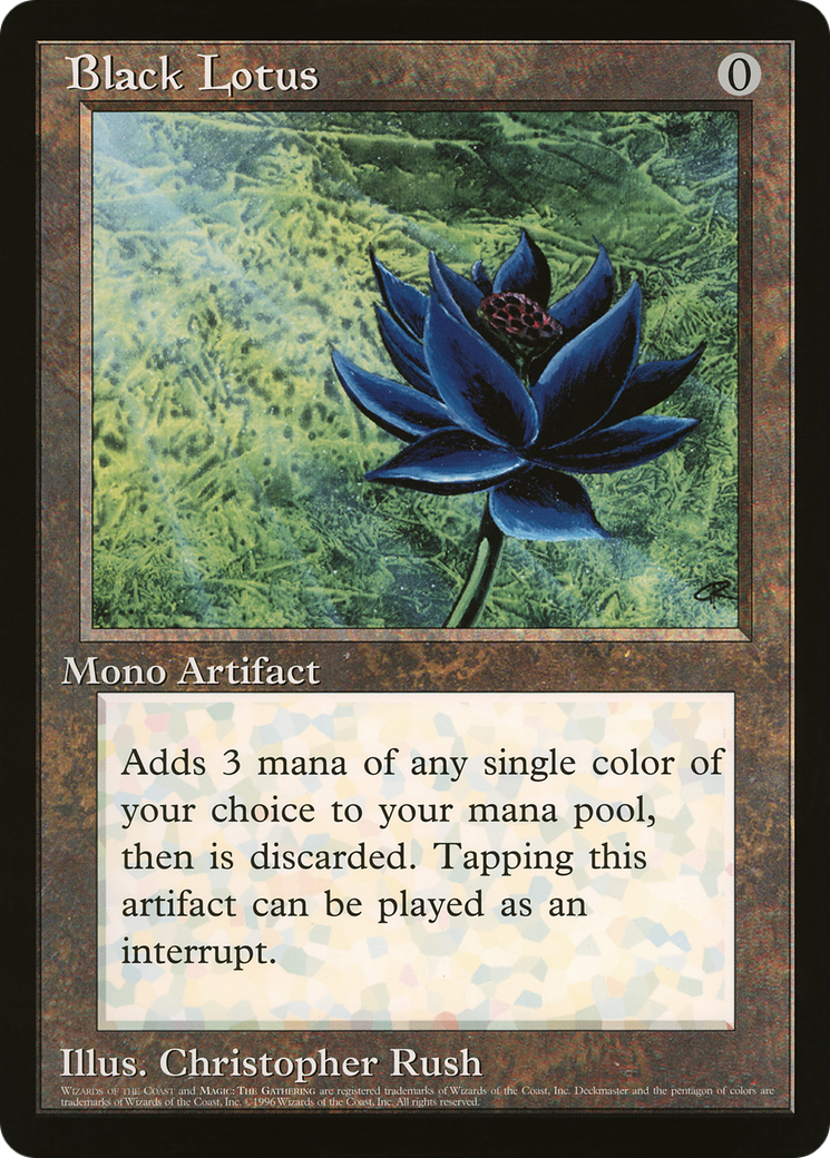 Image of Black Lotus (O90P-002) - Oversized 90's Promos