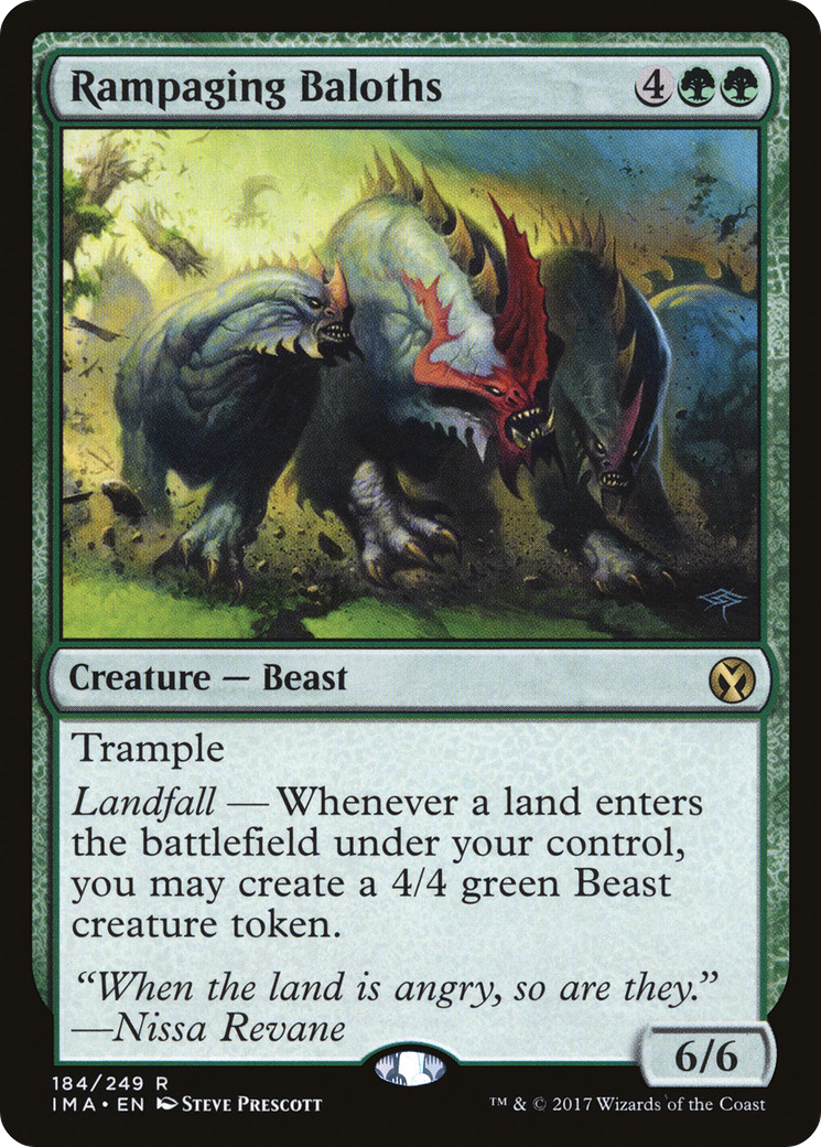 Image of Rampaging Baloths (IMA-184) - Iconic Masters Foil