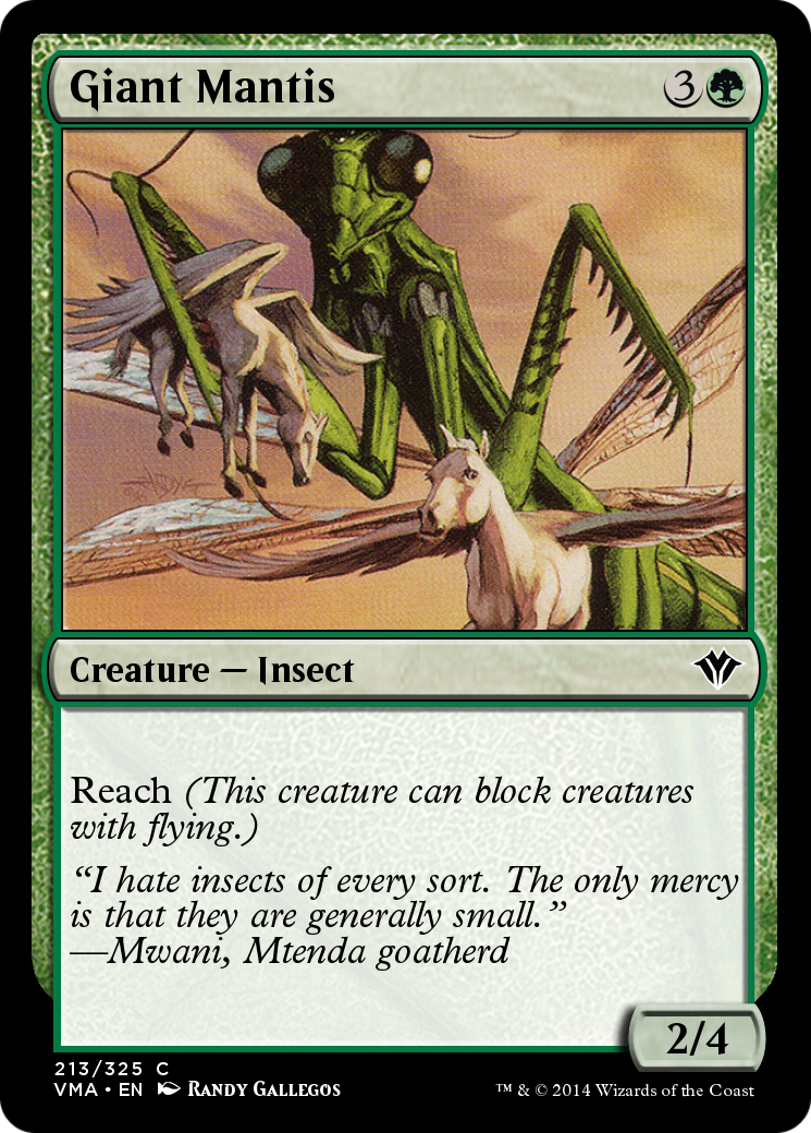 Image of Giant Mantis (VMA-213) - Vintage Masters