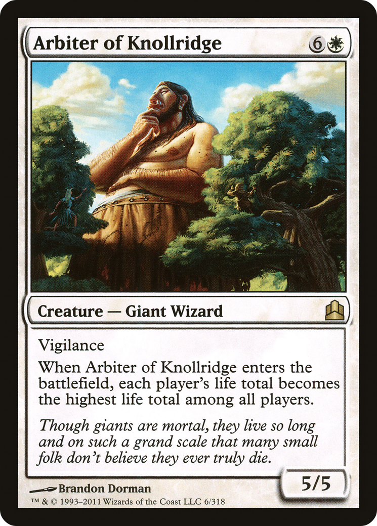 Image of Arbiter of Knollridge (CMD-006) - Commander 2011