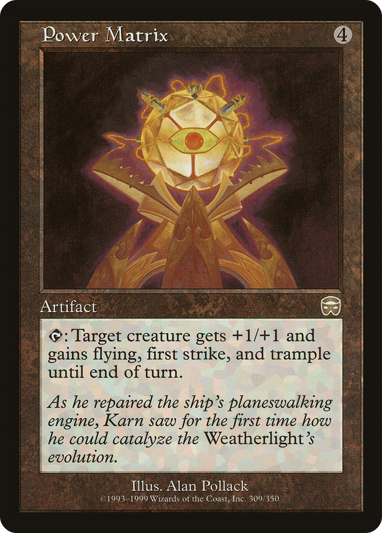 Image of Power Matrix (MMQ-309) - Mercadian Masques Foil