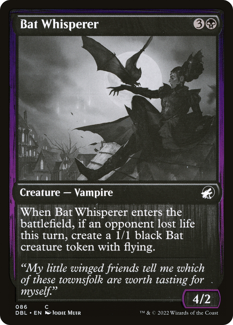 Image of Bat Whisperer (DBL-086) - Innistrad: Double Feature Foil