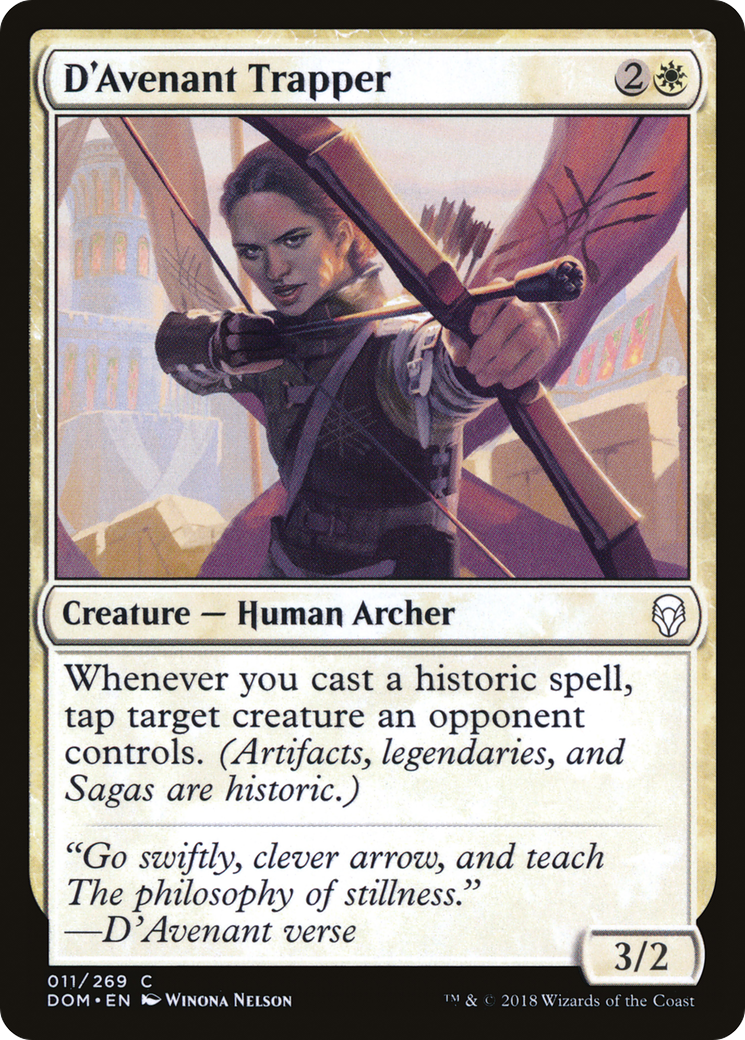 Image of D'Avenant Trapper (DOM-011) - Dominaria Foil