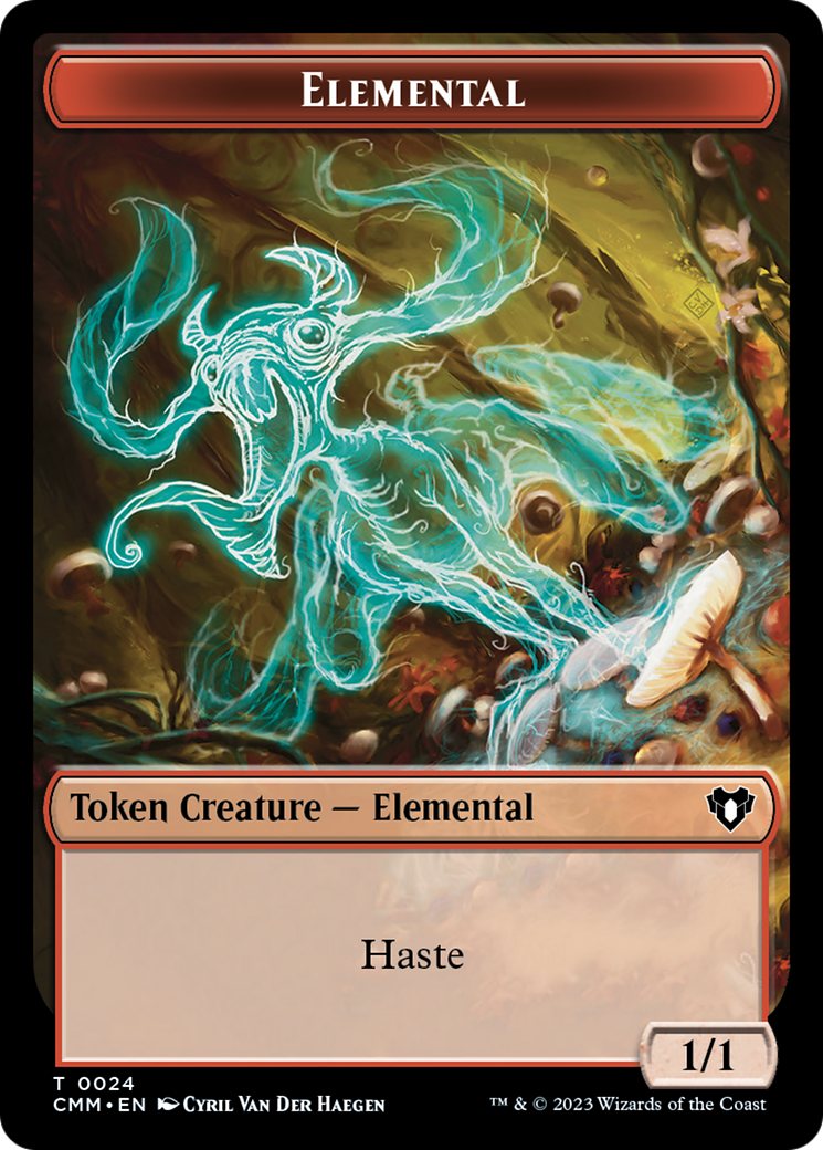 Image of Elemental (TCMM-024) - Commander Masters Tokens Foil