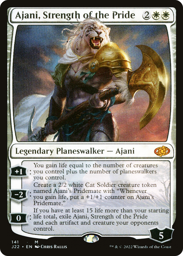 Image of Ajani, Strength of the Pride (J22-141) - Jumpstart 2022