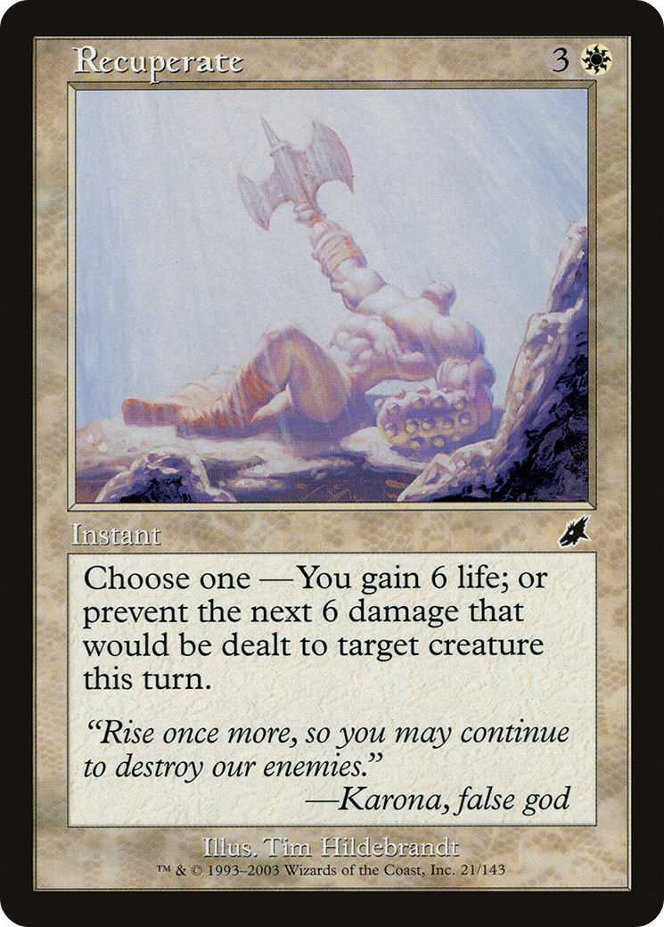 Image of Recuperate (SCG-021) - Scourge Foil