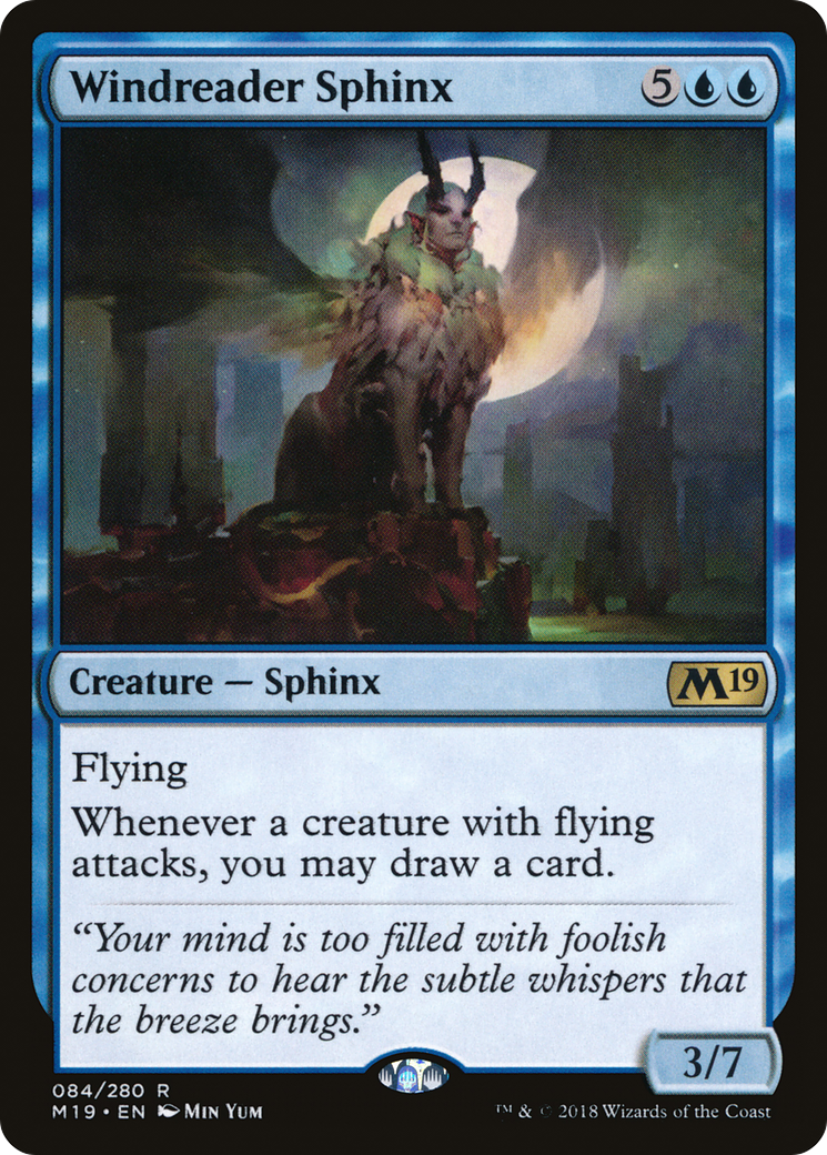 Image of Windreader Sphinx (M19-084) - Core Set 2019