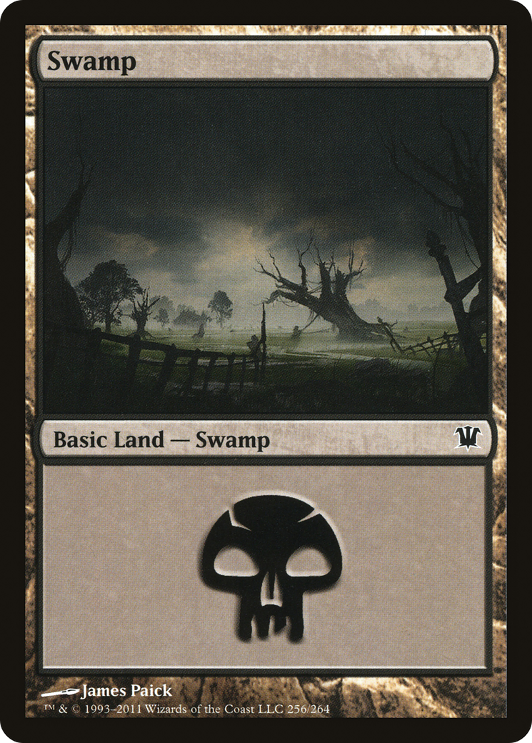 Image of Swamp (256) (ISD-256) - Innistrad Foil