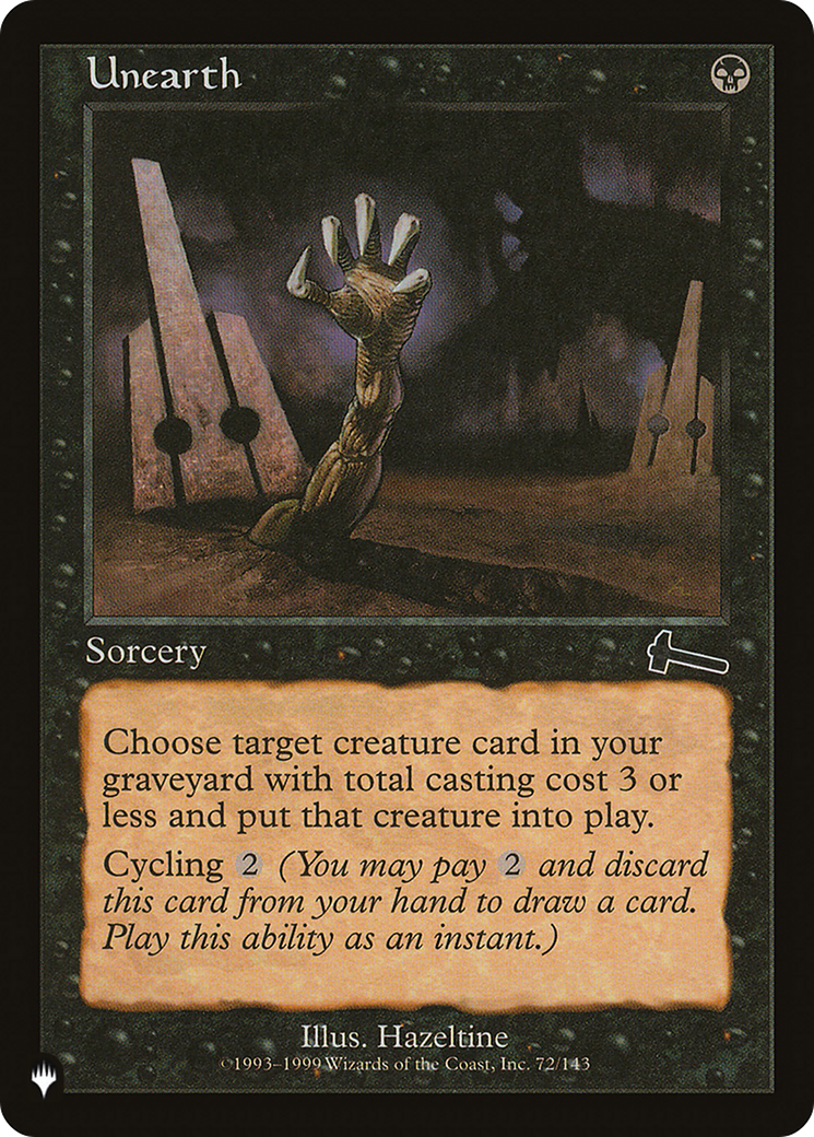 Image of Unearth (LIST-ULG-72) - The List