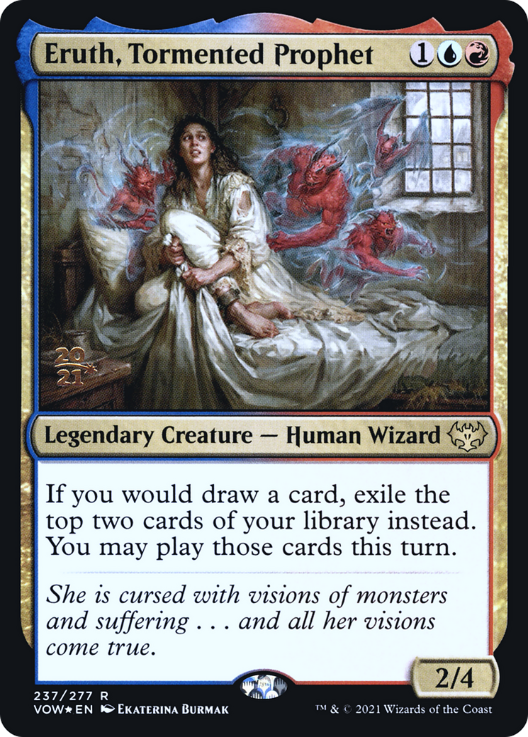 Image of Eruth, Tormented Prophet (PRE-237) - Innistrad: Crimson Vow Promos Foil