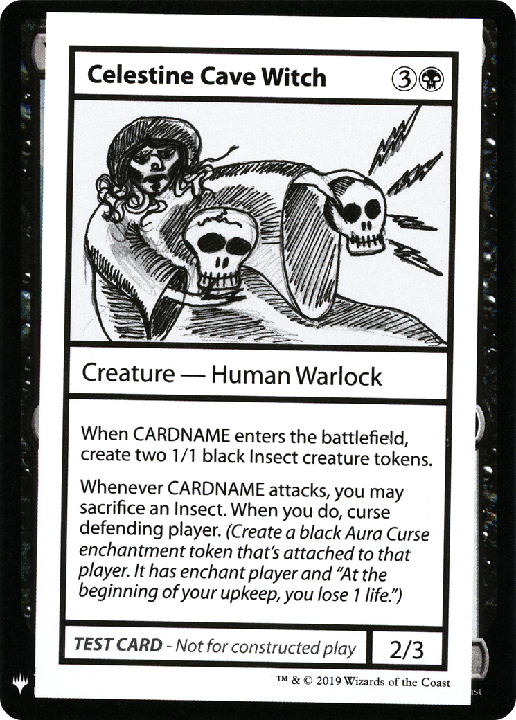 Image of Celestine Cave Witch (CMB1-037) - Mystery Booster Playtest Cards 2019