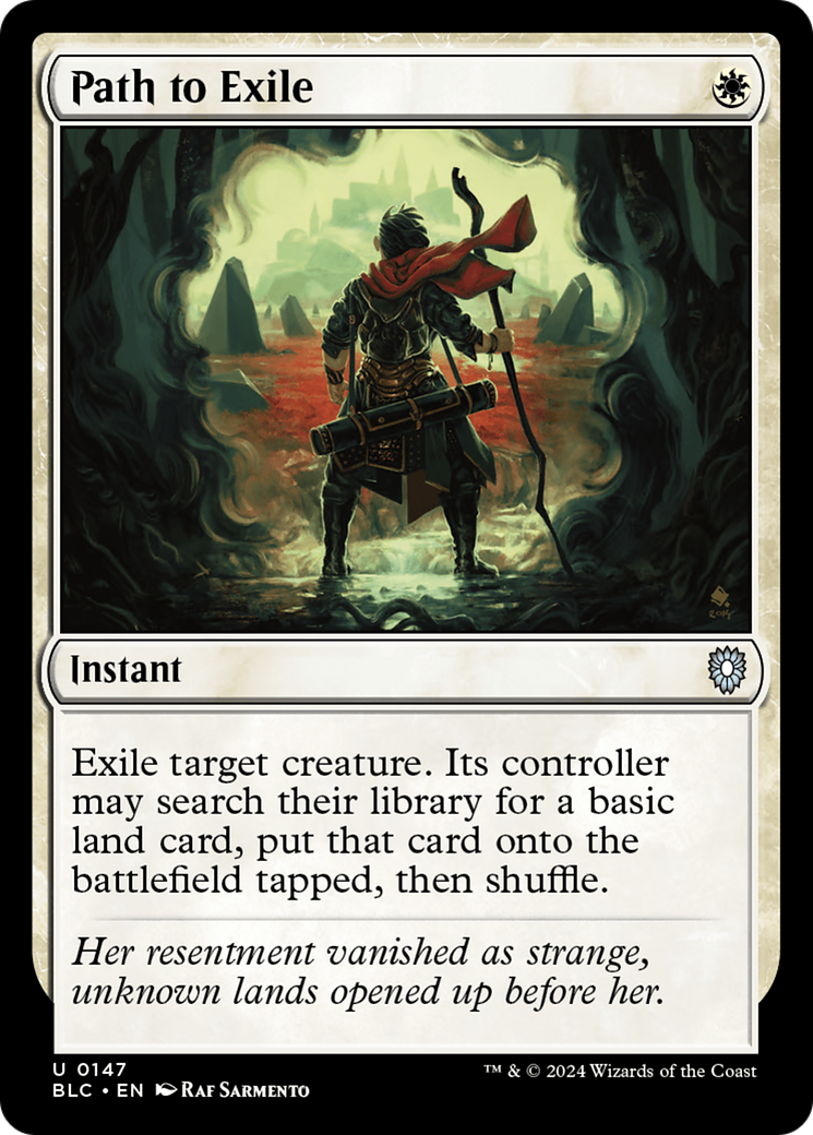 Image of Path to Exile (BLC-147) - Bloomburrow Commander