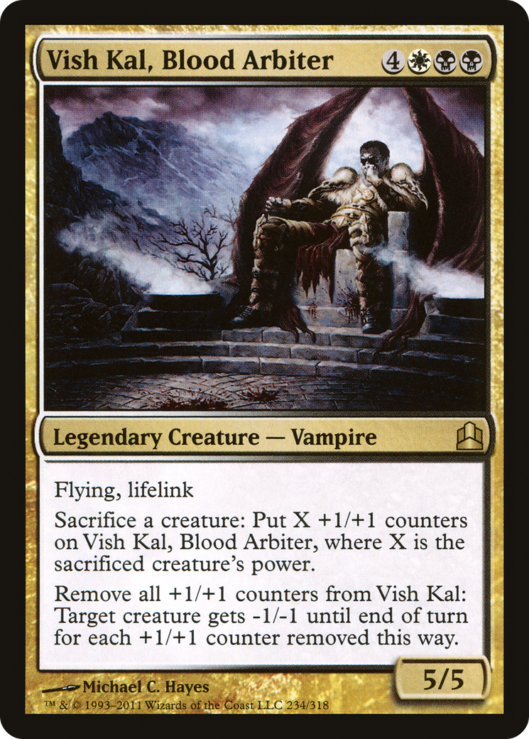 Image of Vish Kal, Blood Arbiter (CMD-234) - Commander 2011