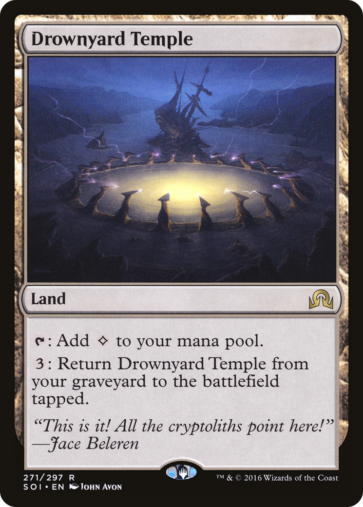 Image of Drownyard Temple (SOI-271) - Shadows over Innistrad Foil