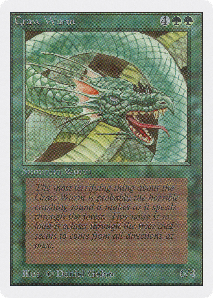 Image of Craw Wurm (2ED-) - Unlimited Edition