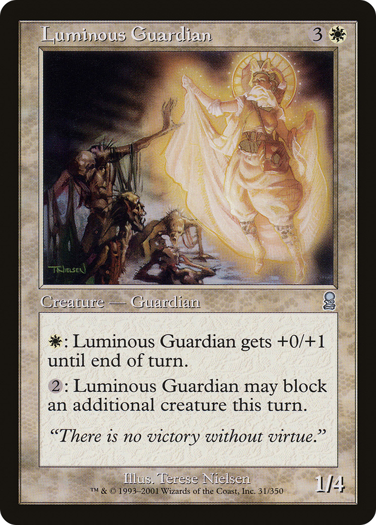 Image of Luminous Guardian (ODY-031) - Odyssey Foil