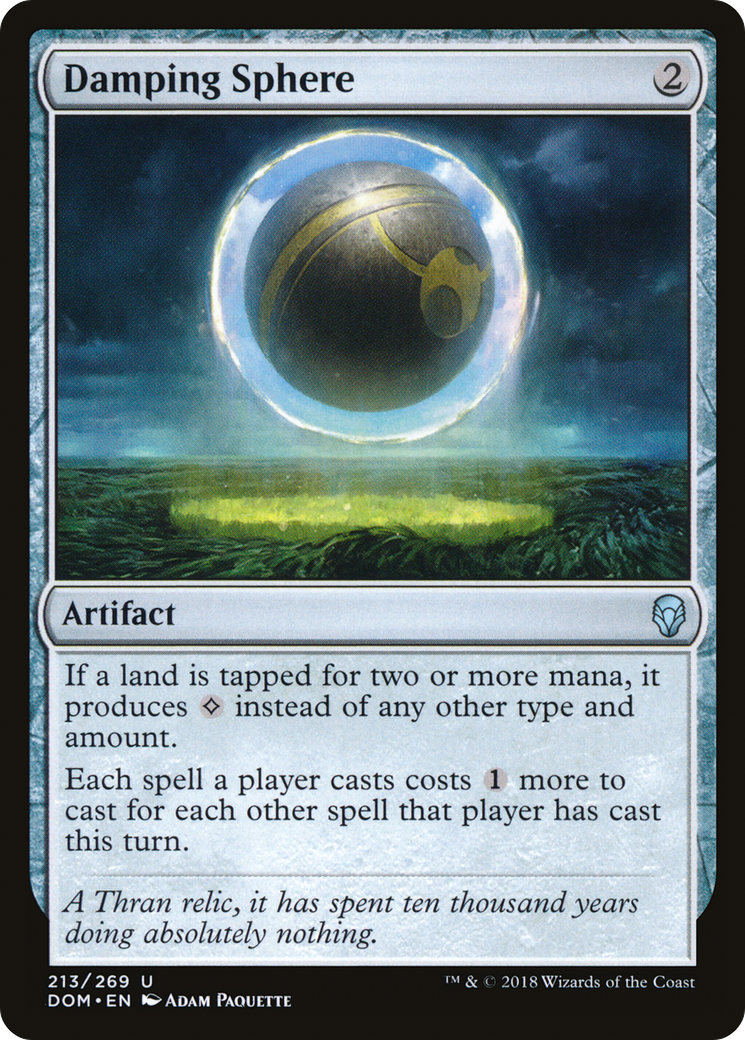 Image of Damping Sphere (DOM-213) - Dominaria Foil
