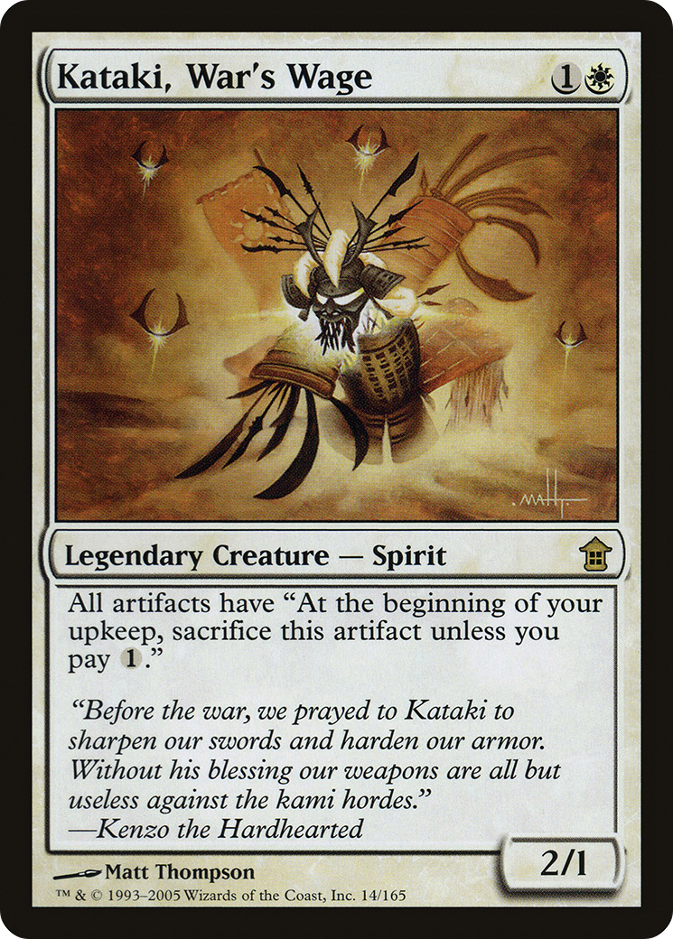 Image of Kataki, War's Wage (SOK-014) - Saviors of Kamigawa