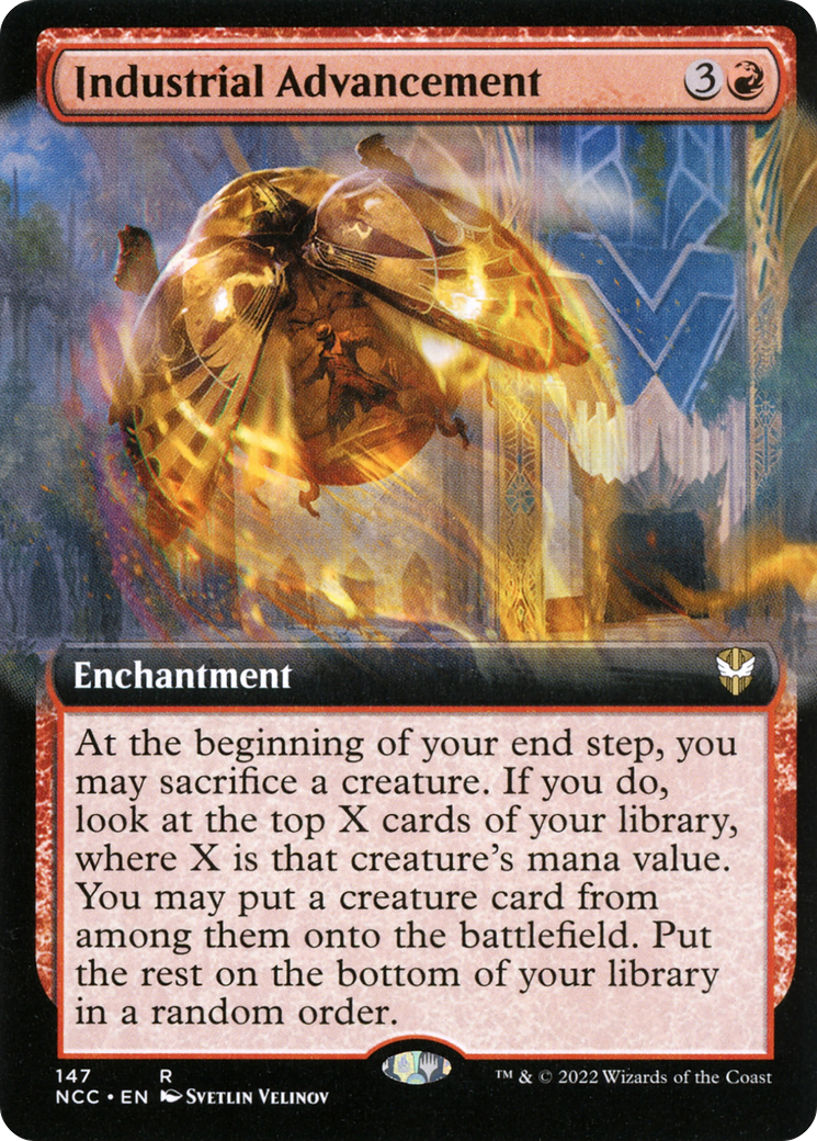 Image of Industrial Advancement (Extended Art) (NCC-147) - New Capenna Commander: (Extended Art)