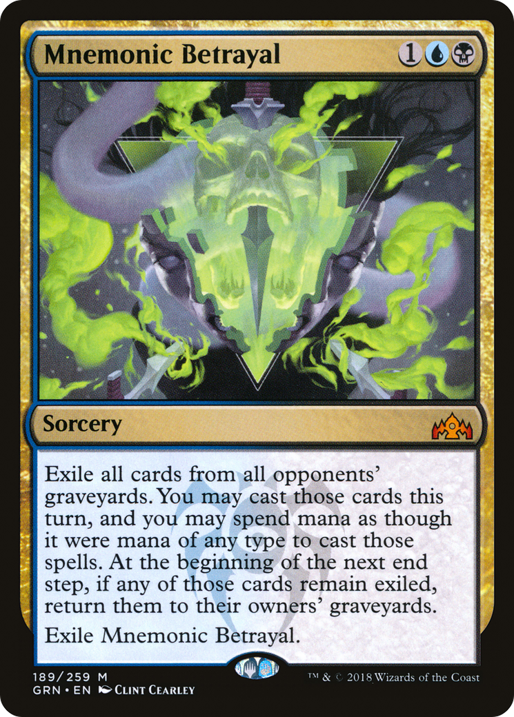 Image of Mnemonic Betrayal (GRN-189) - Guilds of Ravnica