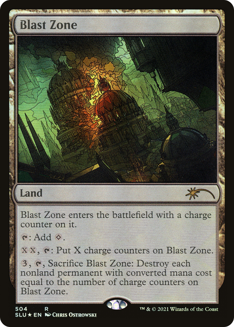Image of Blast Zone (SLU-504) - Secret Lair: Ultimate Edition Foil