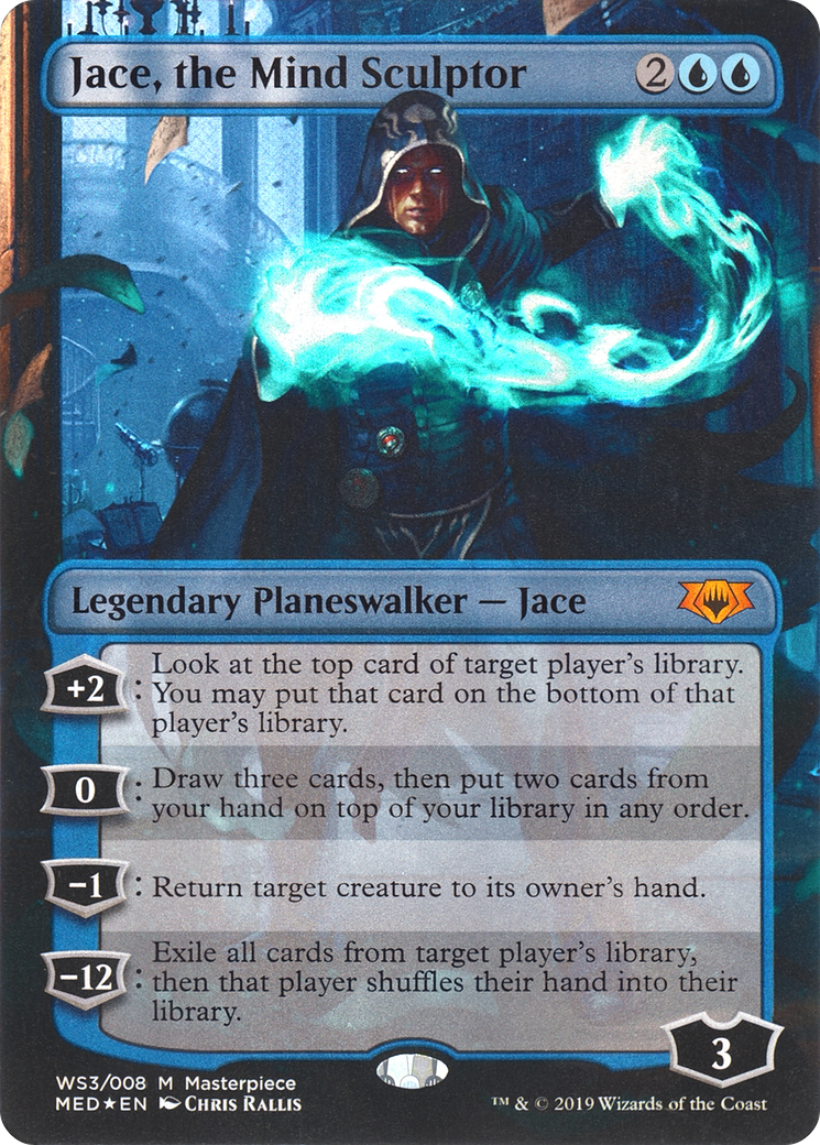 Image of Jace, the Mind Sculptor (MED3-WS3) - Mythic Edition (Borderless) Foil