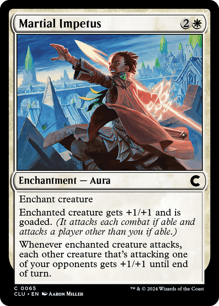 Image of Martial Impetus (CLU-065) - Ravnica: Clue Edition