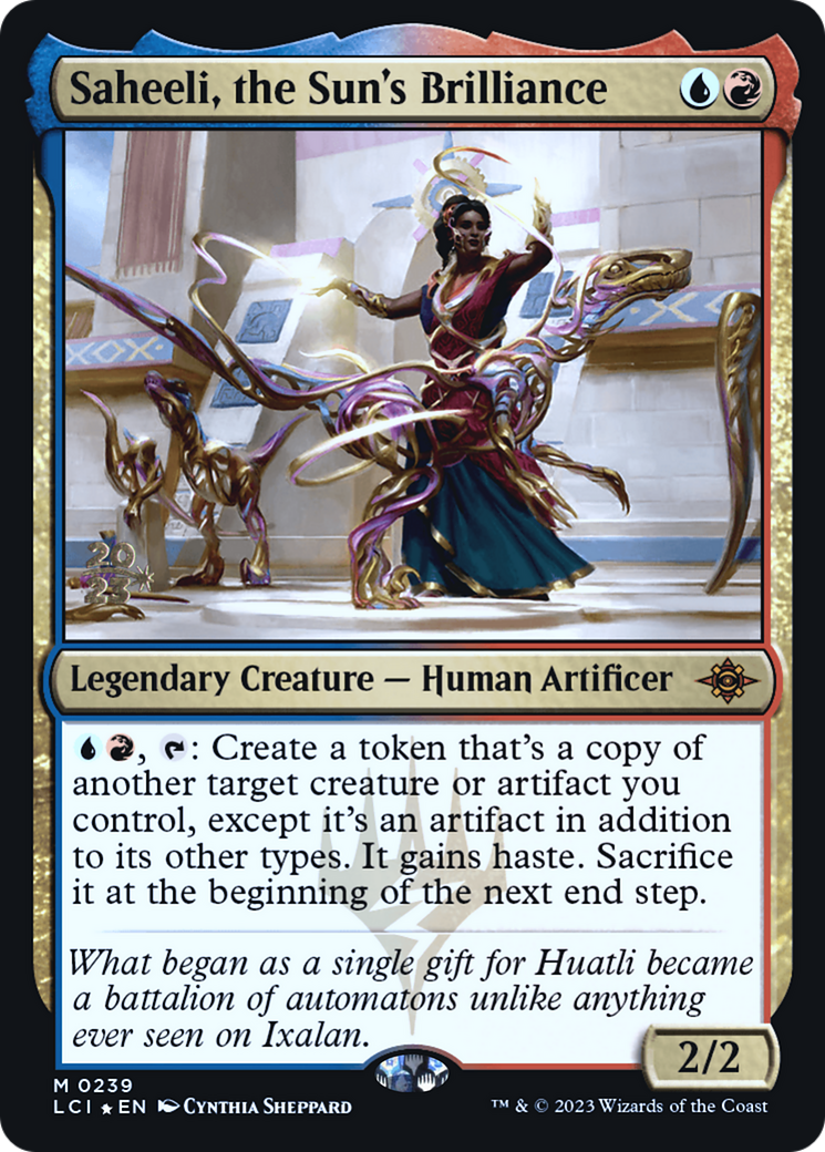 Image of Saheeli, the Sun's Brilliance (PRE-239) - The Lost Caverns of Ixalan Promos Foil