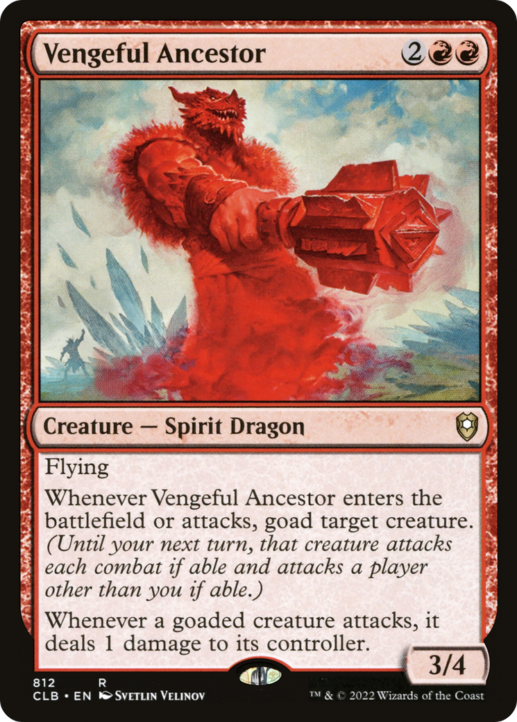 Image of Vengeful Ancestor (CLB-812) - Commander Legends: Battle for Baldur's Gate