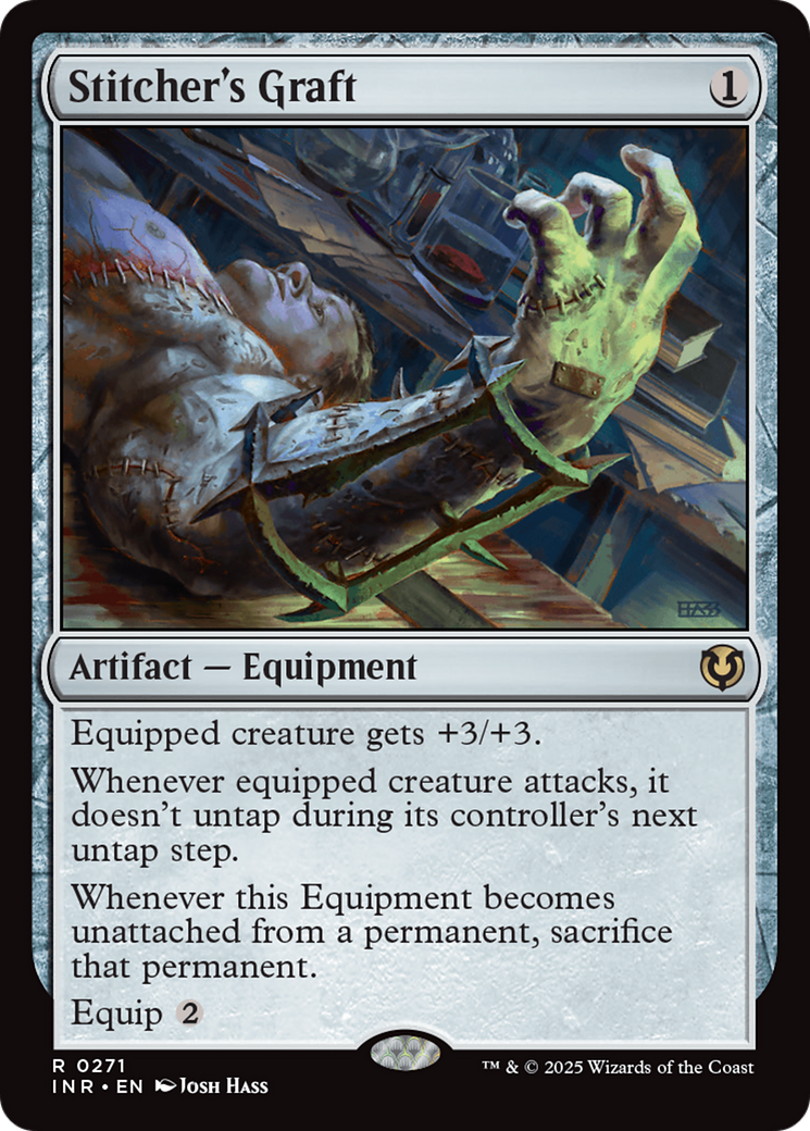 Image of Stitcher's Graft (INR-271) - Innistrad Remastered Foil