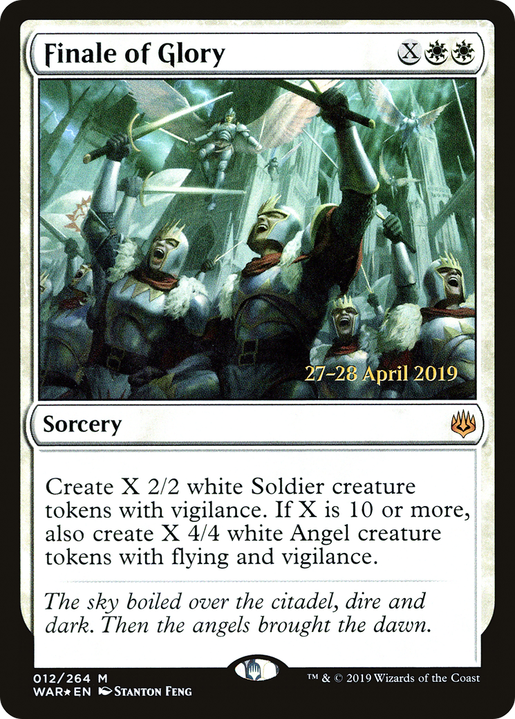 Image of Finale of Glory (PRE-012) - War of the Spark Promos Foil