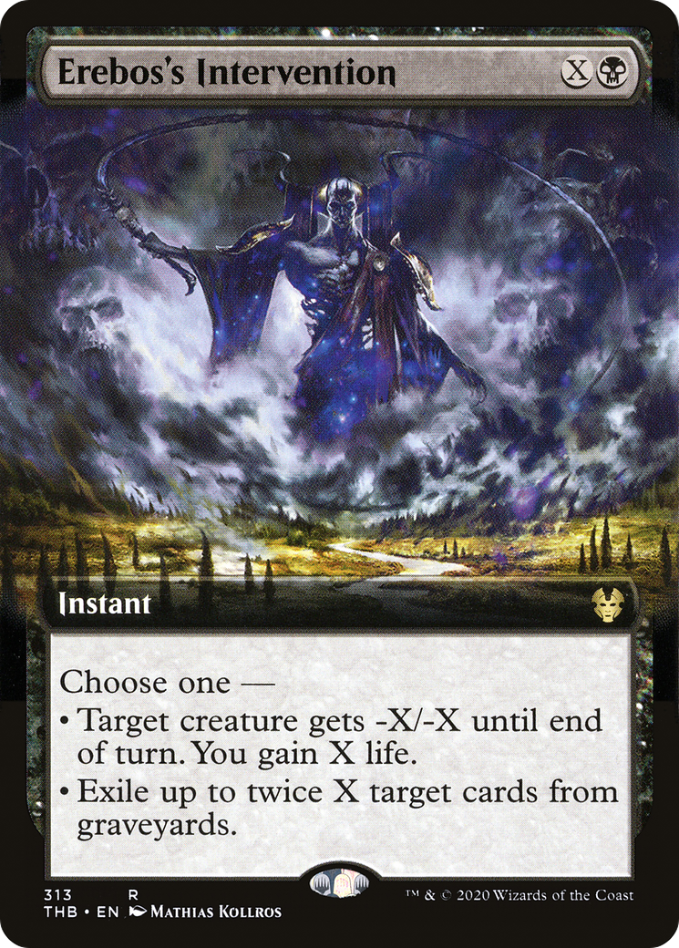 Image of Erebos's Intervention (Extended Art) (THB-313) - Theros Beyond Death: (Extended Art)