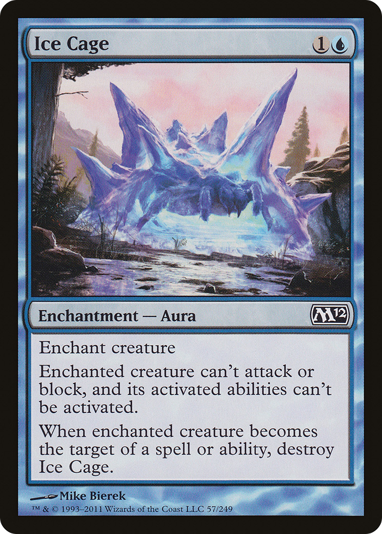 Image of Ice Cage (M12-057) - Magic 2012 Foil
