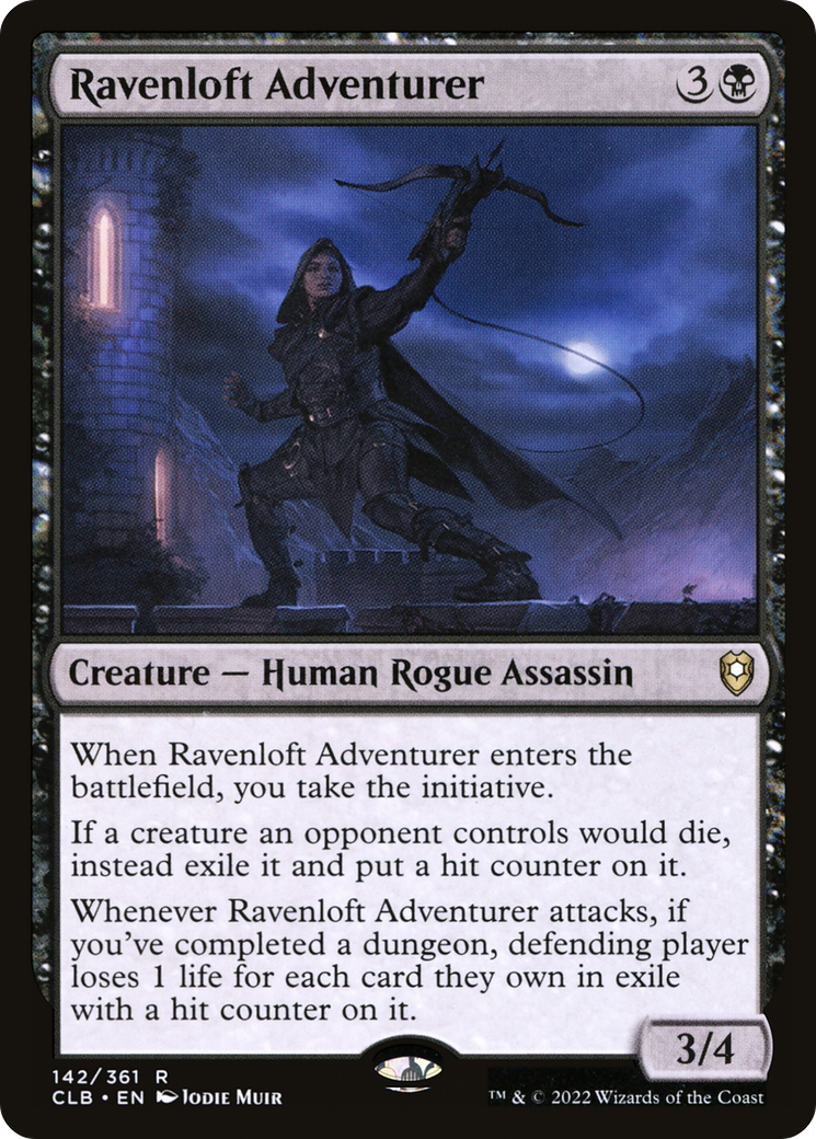Image of Ravenloft Adventurer (CLB-142) - Commander Legends: Battle for Baldur's Gate Foil