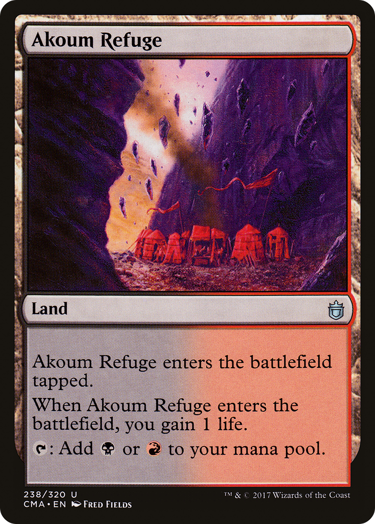 Image of Akoum Refuge (CMA-238) - Commander Anthology