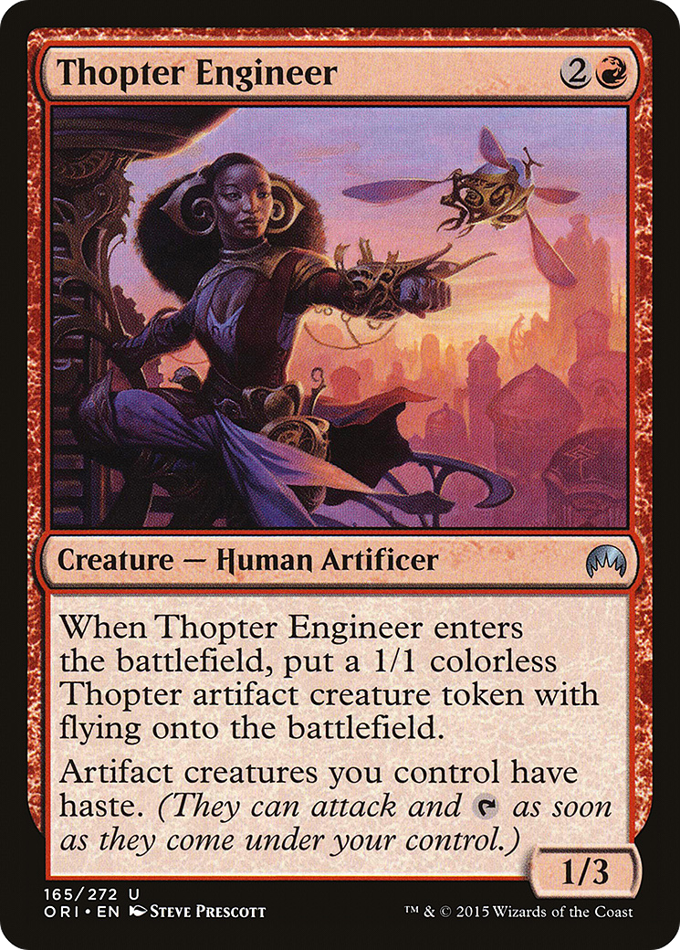 Image of Thopter Engineer (ORI-165) - Magic Origins Foil