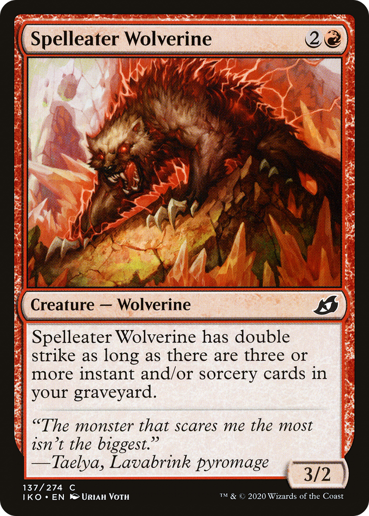 Image of Spelleater Wolverine (IKO-137) - Ikoria: Lair of Behemoths