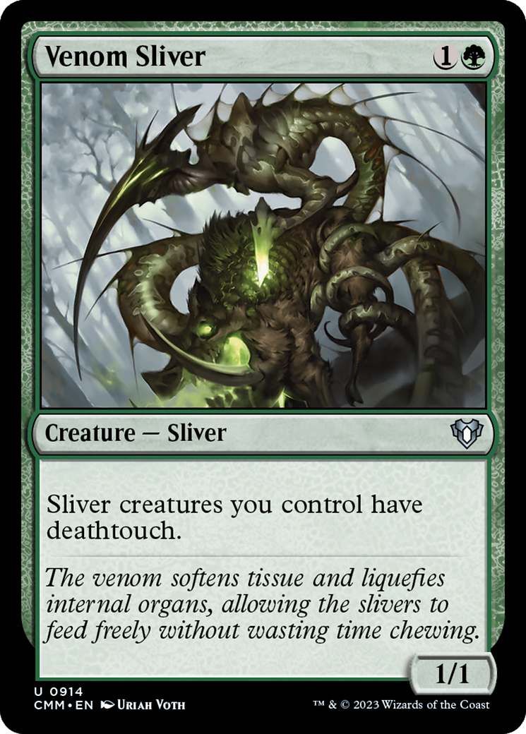 Image of Venom Sliver (CMM-914) - Commander Masters