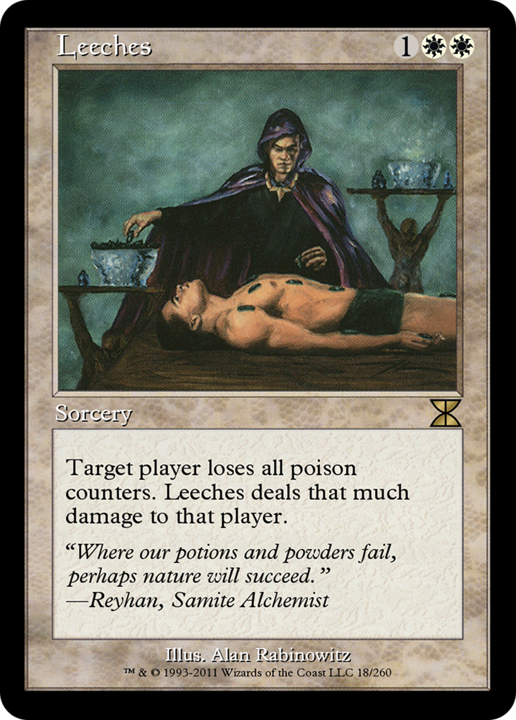 Image of Leeches (ME4-018) - Masters Edition IV Foil