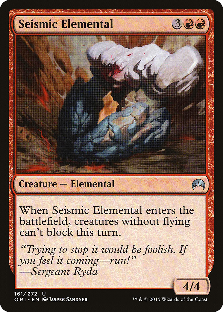 Image of Seismic Elemental (ORI-161) - Magic Origins