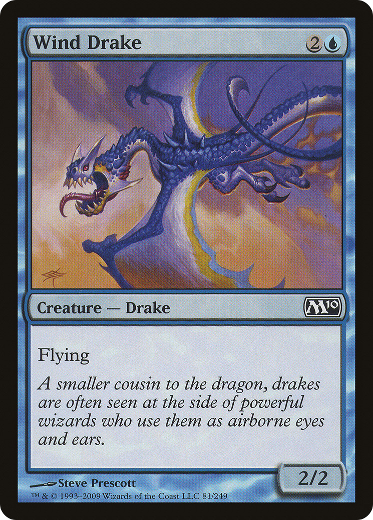 Image of Wind Drake (M10-081) - Magic 2010