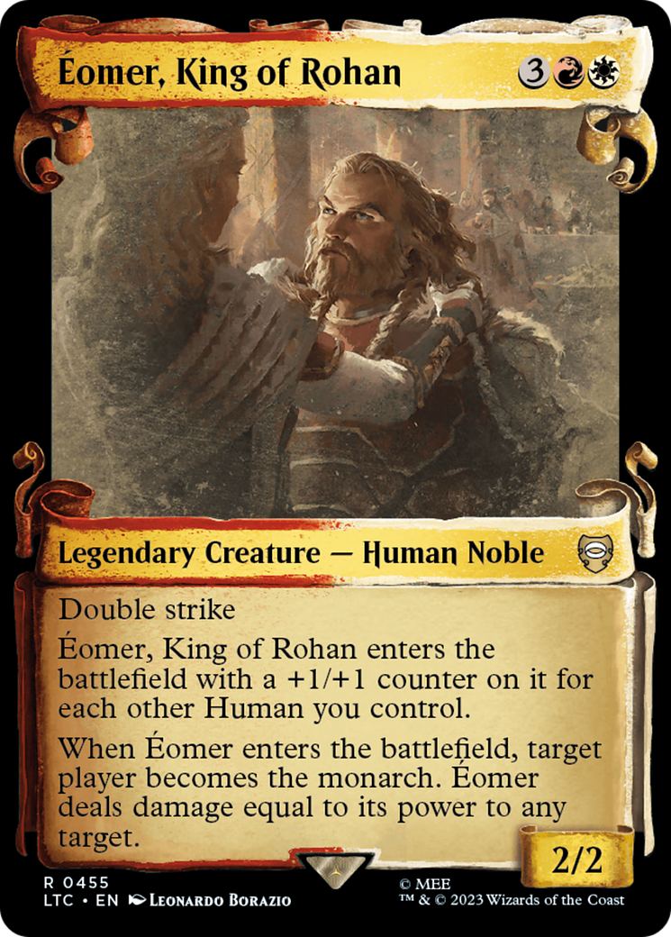 Image of Eomer, King of Rohan (Showcase Scrolls) (LTC-455) - Tales of Middle-earth Commander: (Showcase)