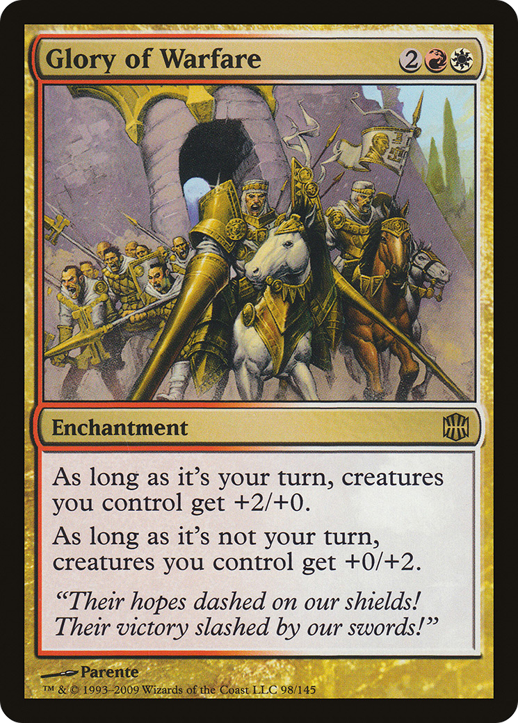 Image of Glory of Warfare (ARB-098) - Alara Reborn Foil