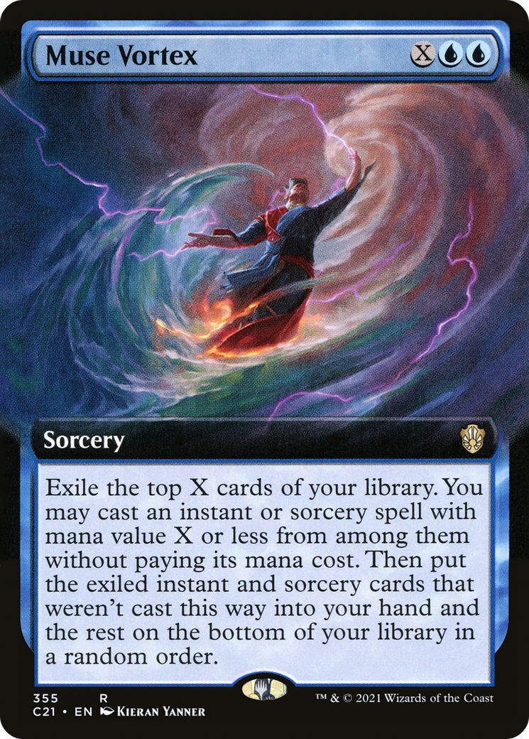 Image of Muse Vortex (Extended Art) (C21-355) - Commander 2021: (Extended Art)