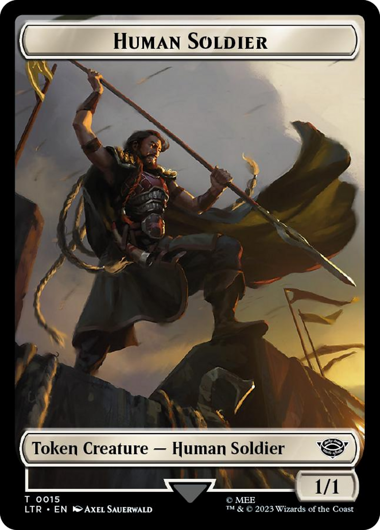 Image of Human Soldier (TLTR-015) - Tales of Middle-earth Tokens Foil