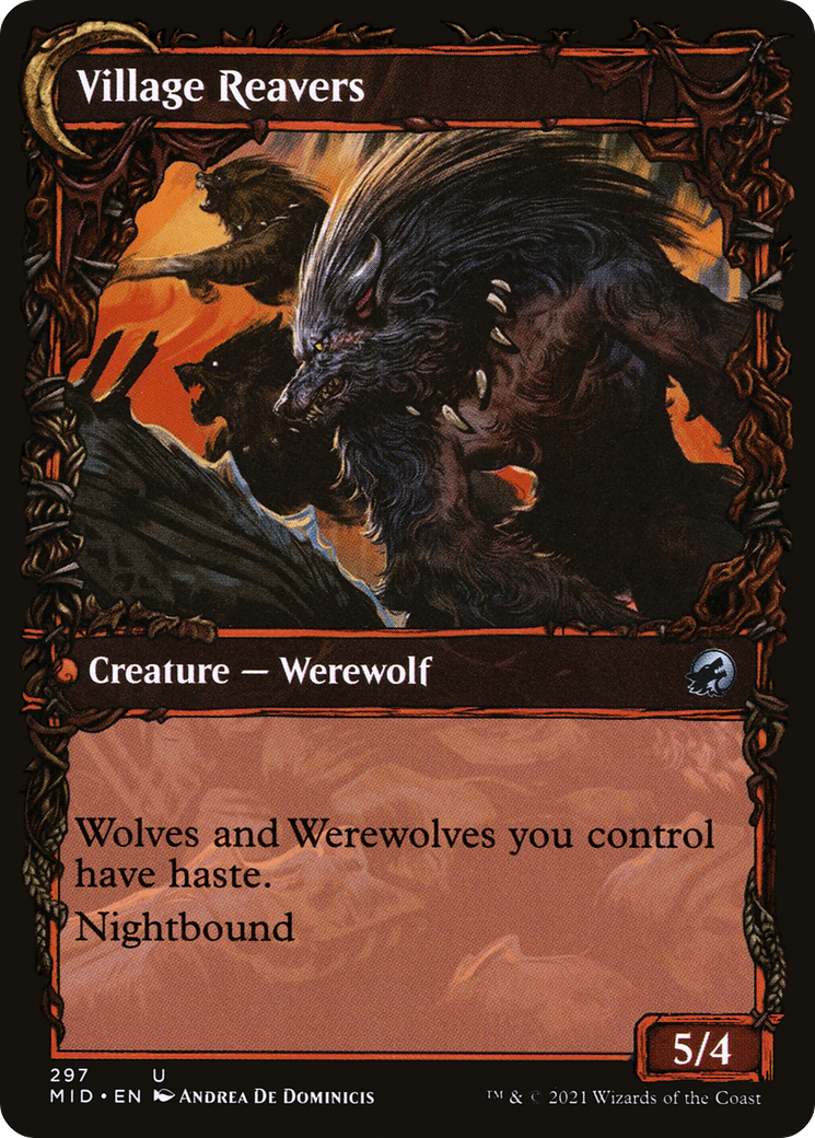 Image of Village Watch (Showcase) (MID-297) - Innistrad: Midnight Hunt: (Showcase, Double Faced Transform) Foil