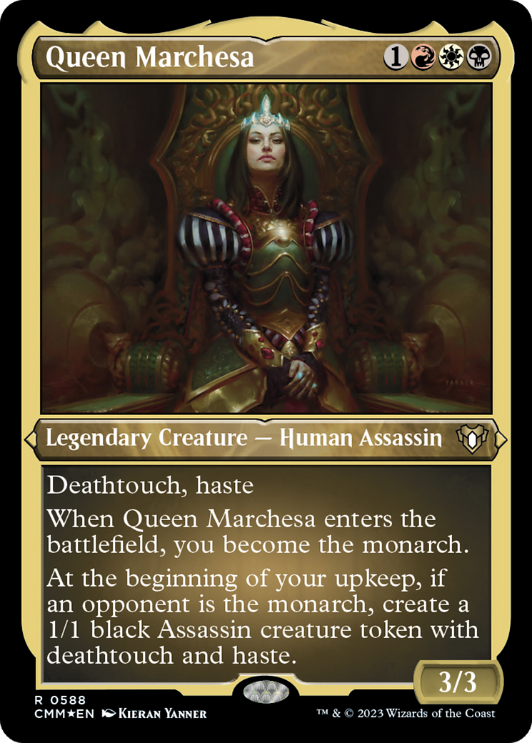 Image of Queen Marchesa (CMM-588) - Commander Masters Etched Foil